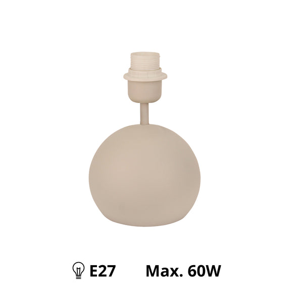Various Lampenfuß Porto – Sand – 21,5 cm, E27 – Elegant & Zeitlos