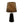 Various Lampenfuß Faro – Schwarz – H22 cm - E27 – Natürlich & Elegant