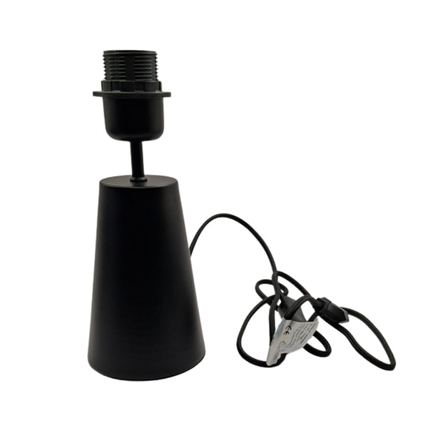 Various Lampenfuß Faro – Schwarz – H22 cm - E27 – Natürlich & Elegant