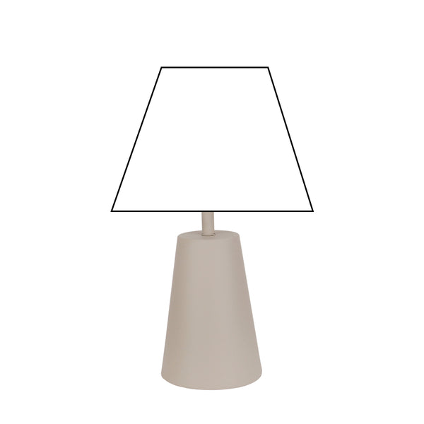 Various Lampenfuß Faro – Sand – 23,5 cm, E27 – Natürlich & Elegant
