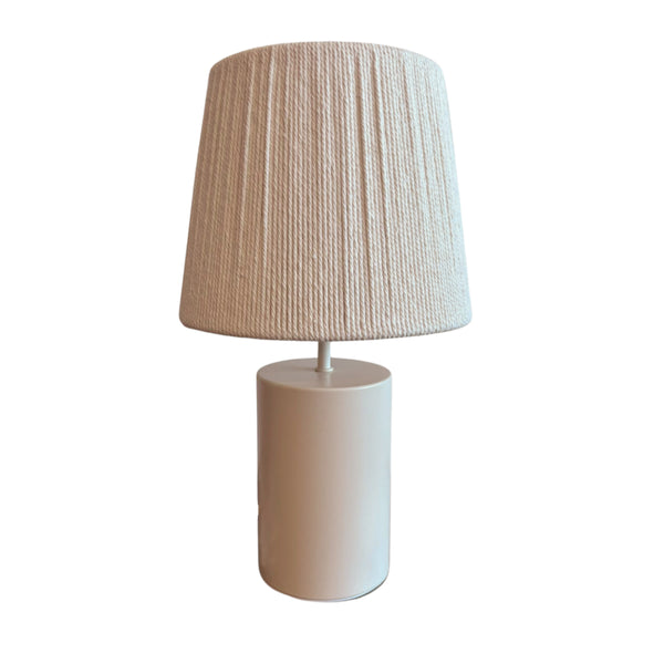 Various Lampenfuß Lagos – Creme – H24,5 cm - E27 – Modern & Naturnah