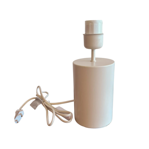 Various Lampenfuß Lagos – Creme – H24,5 cm - E27 – Modern & Naturnah