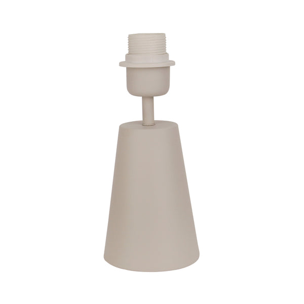 Various Lampenfuß Faro – Sand – 23,5 cm, E27 – Natürlich & Elegant
