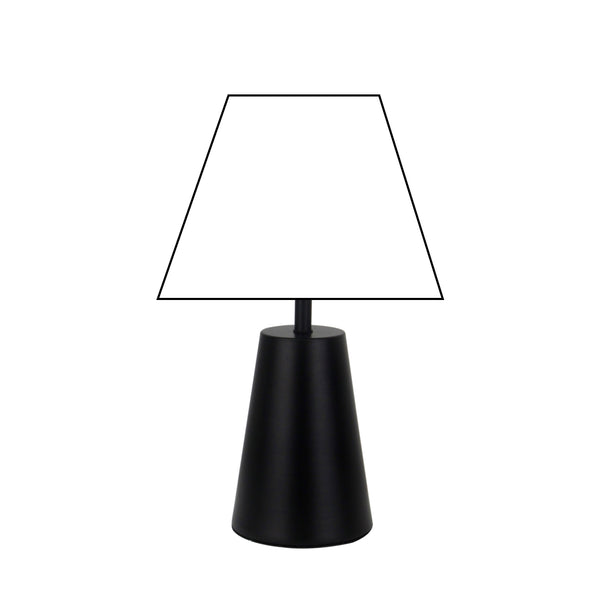 Various Lampenfuß Faro – Schwarz – 23,5 cm, E27 – Natürlich & Elegant
