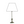 Various Lampenfuß Metall Oval, E27 Fassung - Perfekter Lampenfuss für Stilvolle Tischlampe oder Nachttischlampe
