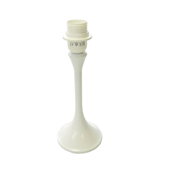 Various Lamp Base Metal Nickel Matt - 29cm Height, E27 - Stylish and Robust Lamp Bases for Your Home