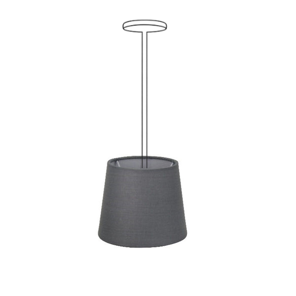 Various Lampenschirm Drum –  Grau - Ø11,5 - Stilvolle Chintz -E14