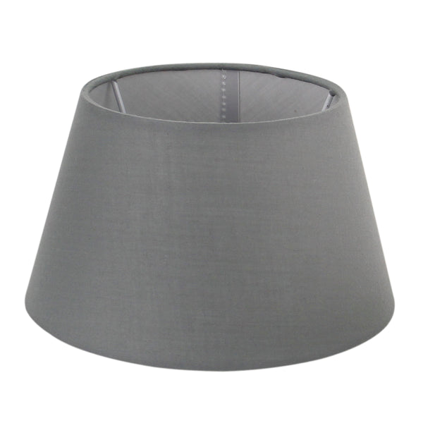 Various Lampenschirme Drum rund - Cotton - Grau - 20 uder 23 cm