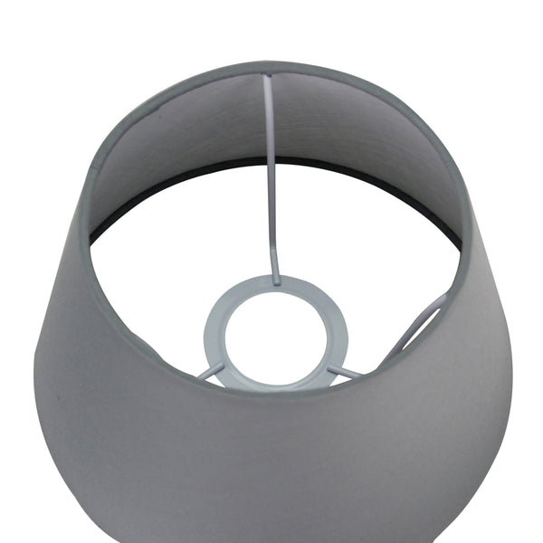 Various Lampenschirme Drum rund - Cotton - Grau - 20 uder 23 cm