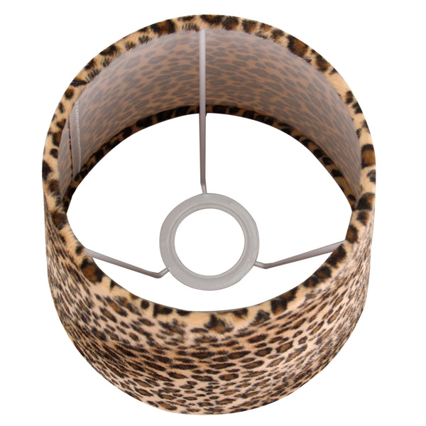 Leopard Tischlampe aus Samt – Various Leo