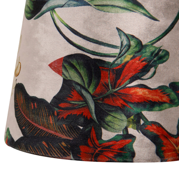 Various Lampenschirm Drum Rund – Ø20 cm oder  Ø35 cm - Samt Malaga - E27