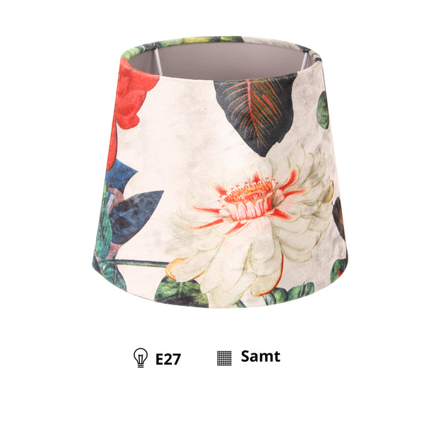 Various Lampenschirm Drum Rund – Ø20 cm oder  Ø35 cm - Samt Malaga - E27