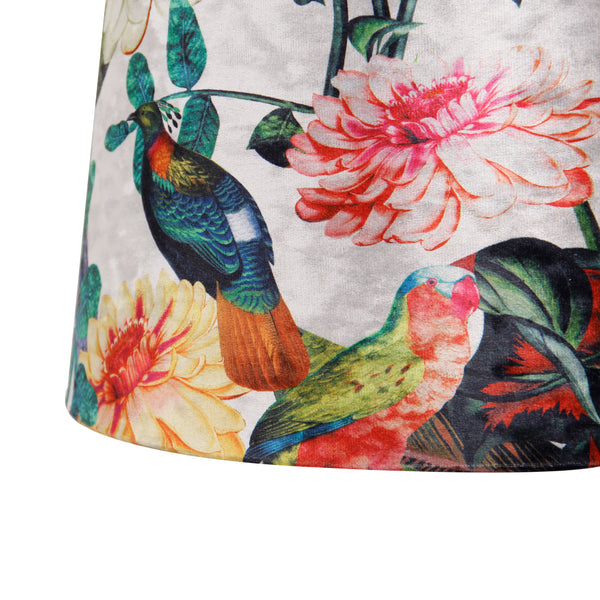 Various Lampenschirm Drum Rund – Ø20 cm oder  Ø35 cm - Samt Malaga - E27