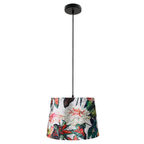 Various Lampenschirm Drum Rund – Ø20 cm oder  Ø35 cm - Samt Malaga - E27