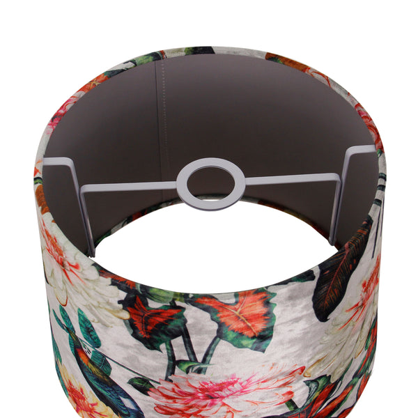 Various Lampenschirm Drum Rund – Ø20 cm oder  Ø35 cm - Samt Malaga - E27