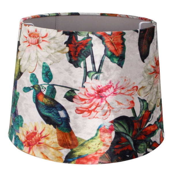 Various Lampenschirm Drum Rund – Ø20 cm oder  Ø35 cm - Samt Malaga - E27