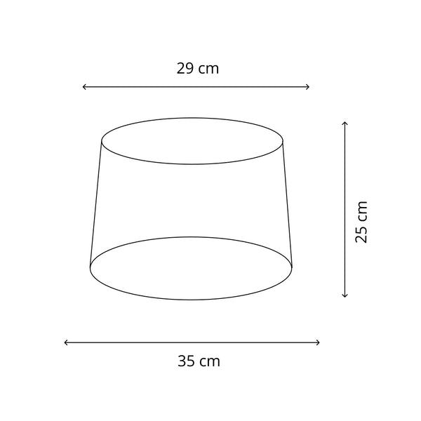 Various Lampenschirm Drum Rund – Ø20 cm oder  Ø35 cm - Samt Zebra - E27