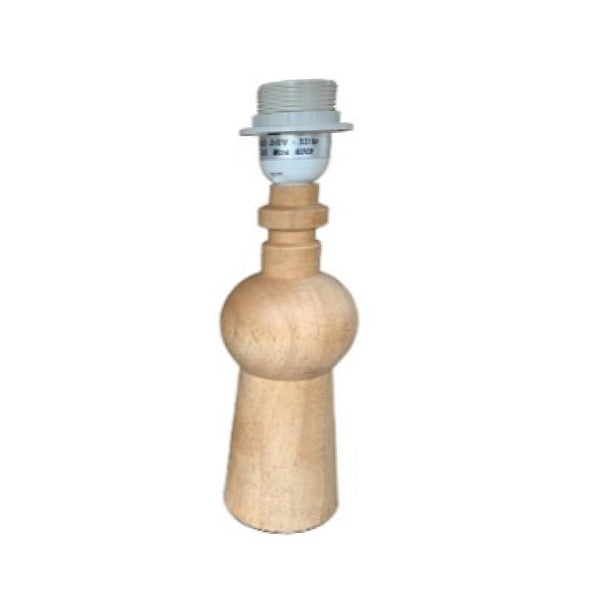 Various Holz-Lampenfuß – Stilvolle Basis für individuelle Beleuchtung (25 & 34 cm)