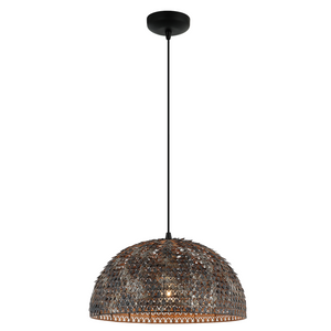 hericoni Bilancia Hängelampe, schwarz, Ø40 cm, 1-flammig, aus Eisen und Metall, modernes Design.