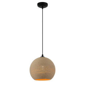 Die Chericoni Carpi Hängelampe aus Holz mit einem Durchmesser von 25 cm vereint natürliche Materialien mit zeitlosem Design und spendet warmes, gemütliches Licht.
