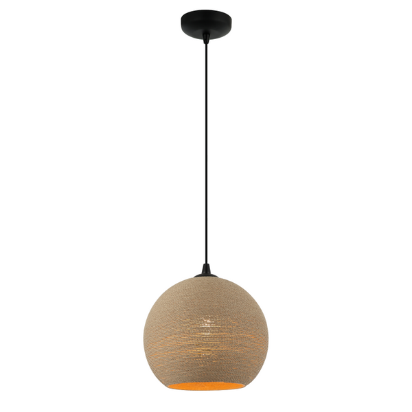 Die Chericoni Carpi Hängelampe aus Holz mit einem Durchmesser von 25 cm vereint natürliche Materialien mit zeitlosem Design und spendet warmes, gemütliches Licht.
