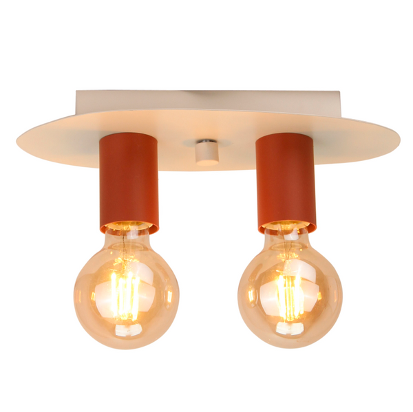 Chericoni Colorato plafondlamp - 2-lamps - E27 - Buiskleur individueel selecteerbaar