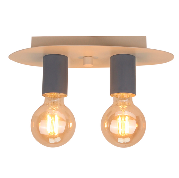 Chericoni Colorato plafondlamp - 2-lamps - E27 - Buiskleur individueel selecteerbaar