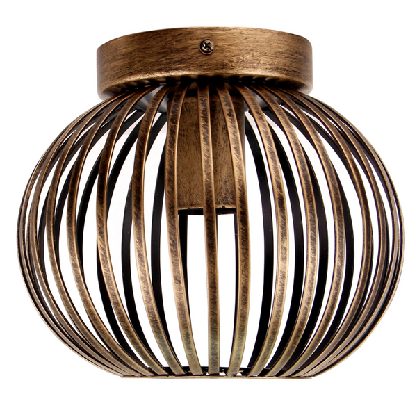 Chericoni Curvato Deckenleuchte, Ø20 cm, 1-flammig, Bronze, ideal für klassische und moderne Einrichtungsstile.