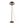 Bronzefarbene Chericoni Curvato Stehlampe, Ø40 cm, 1-flammig, höhenverstellbar, vereint minimalistisches Design mit Funktionalität.