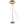 Goldfarbene Chericoni Curvato Stehlampe, Ø40 cm, 1-flammig, höhenverstellbar, kombiniert zeitloses Design mit funktionaler Beleuchtung.