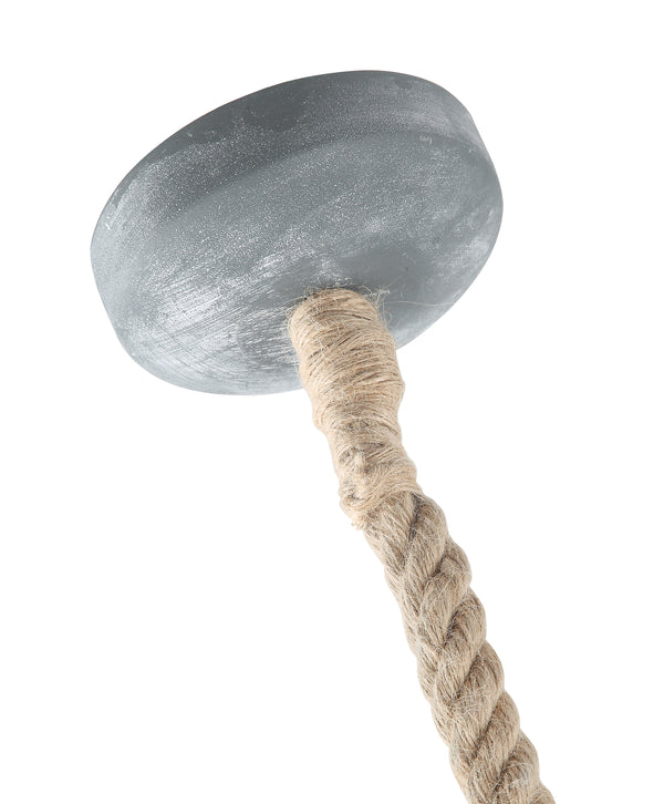 Chericoni Indurope hanglamp - E27 - industriële stijl - touwdesign