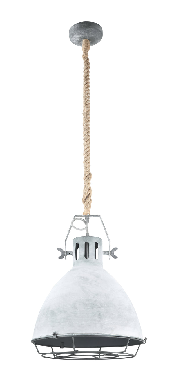 Chericoni Indurope hanglamp - E27 - industriële stijl - touwdesign