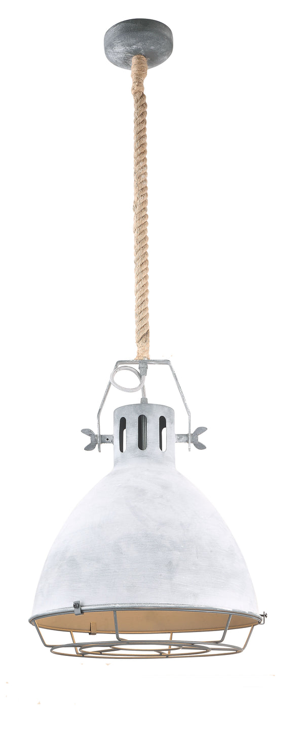 Chericoni Indurope hanglamp - E27 - industriële stijl - touwdesign