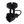 Chericoni Industria Plafondspot – Ø7 cm – GU10 – Schwarz