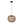 Chericoni Nature Diagonaal round hanging lamp – 1 bulb – Ø50 cm – E27 – natural wood