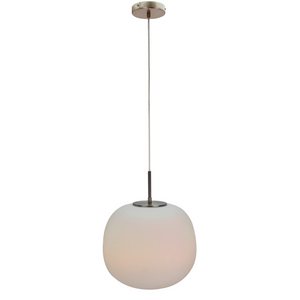 Die Chericoni Opalino Hängelampe in Weiß, Ø38 cm, 1-flammig, aus Glas gefertigt, verleiht jedem Raum ein modernes und zugleich zeitloses Ambiente. Mit ihrer eleganten Form sorgt sie für harmonische Lichtakzente über Esstischen, in Wohnzimmern oder Schlafzimmern.