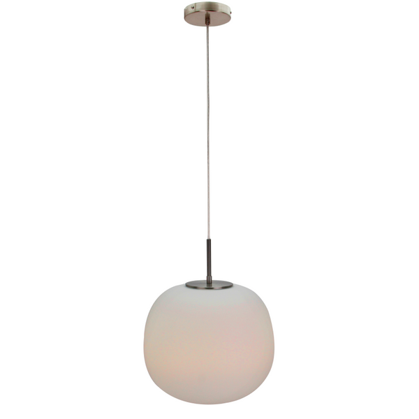 Die Chericoni Opalino Hängelampe in Weiß, Ø38 cm, 1-flammig, aus Glas gefertigt, verleiht jedem Raum ein modernes und zugleich zeitloses Ambiente. Mit ihrer eleganten Form sorgt sie für harmonische Lichtakzente über Esstischen, in Wohnzimmern oder Schlafzimmern.