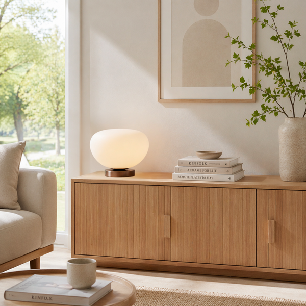 Chericoni Opalino table lamp - 1 light - Ø22 cm - glass &amp; metal