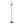Schwarze und goldene Stehlampe Chericoni Reggio, Ø22 cm, 1-flammig, GU10, dekorativ und funktional.