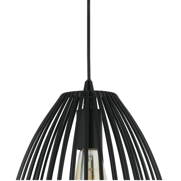 Chericoni Rho Pendelleuchte, Ø26,5 cm, 1-flammig, Schwarz – ein elegantes Beleuchtungselement für moderne Innenräume.