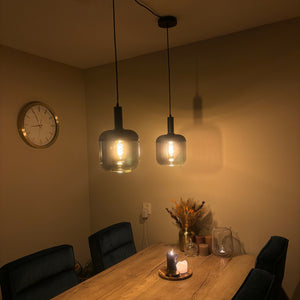 Chericoni Specchio Opaco Pendelleuchte, 1-flammig, Ø21 cm, E27, Glas, stilvolle Lichtquelle.