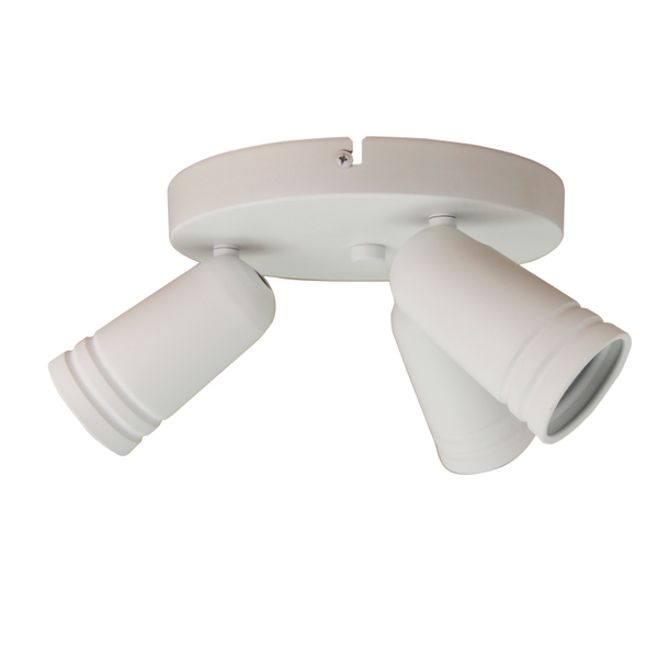 Chericoni Spero 3-flammige Plafondspot in Weiß – Ø6 cm – GU10 – modern & verstellbar
