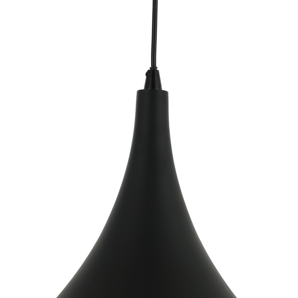 Runde Strisce Pendelleuchte von Chericoni, Ø25 cm, 1-flammig, Schwarz – vereint zeitlose Eleganz mit funktionaler E27-Technik.