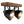 Chericoni Bella Deckenleuchte - 2-flammig - Ø12 cm - Schwarz - Holz, Metall, Eisen