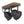 Chericoni Bella Deckenleuchte - 2-flammig - Ø12 cm - Schwarz - Holz, Metall, Eisen