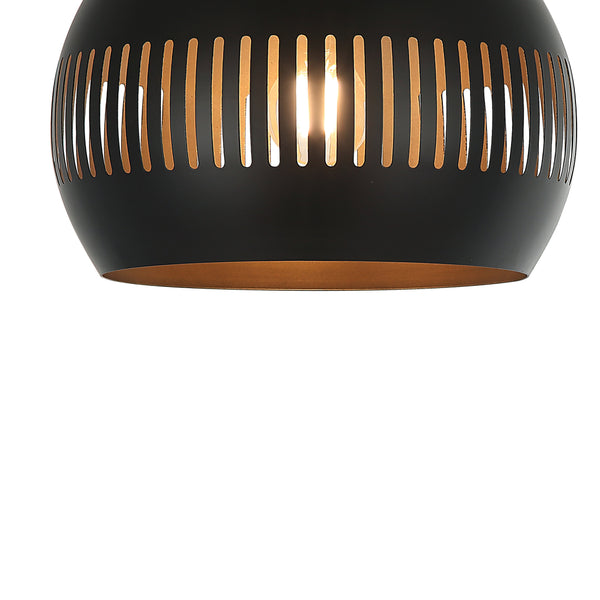 Various Globe Pendelleuchte 3-flammig – Industrial & Modern – Schwarz – 140 cm – E27