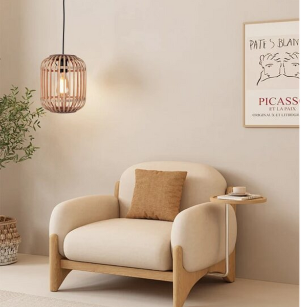 Various Pendelleuchte Esstisch, 1 Flammig Vintage Design, E27 Fassung, Ø22 cm, Hängelampe Wohnzimmer, ohne Leuchtmittel