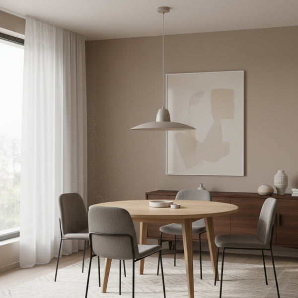 Various Roma Pendelleuchte Sand – Ø48 cm - 1-flammig – Innen Creme