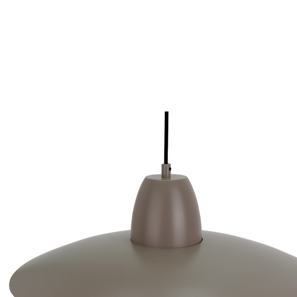 Various Roma Pendelleuchte Taupe – Ø48 cm – 1-flammig - Innen Creme