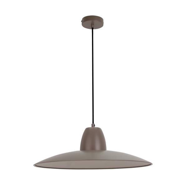 Various Roma Pendelleuchte Taupe – Ø48 cm – 1-flammig - Innen Creme